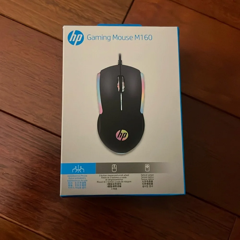 Brand new never used hp gaming mouse M160